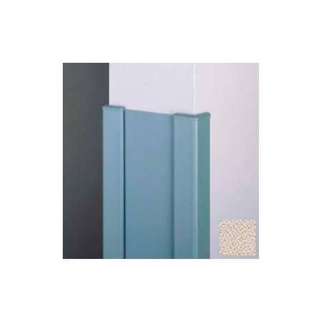 Pawling Surface Mounted End Wall 90Deg Corners, 2'' Wings, 4'H W/Caps, 6"W, Khaki Brown, Recycled Vinyl CG-11R-4-682